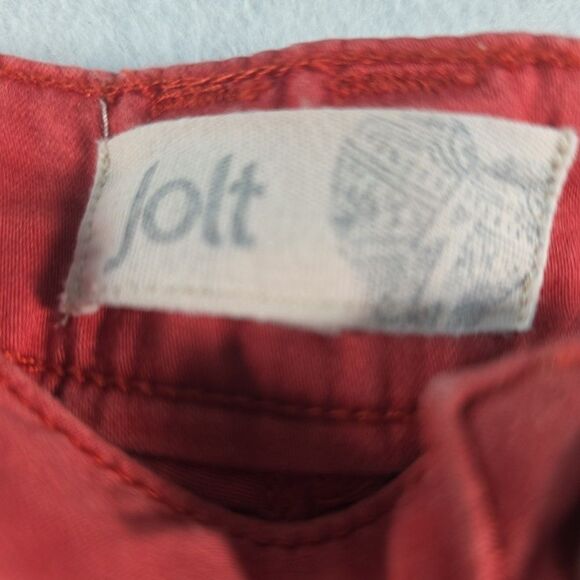 Jolt Cargo Pants Junior Size 11 Zipper and Snap Pockets Cotton Stretch Slim Fit - Picture 5 of 9